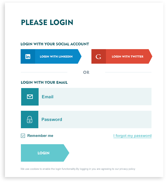 Login window