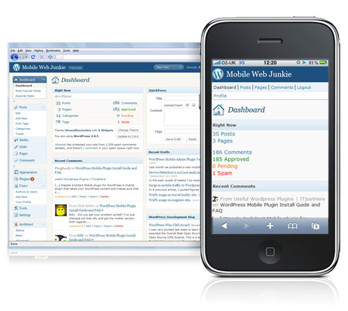 WordPress Mobile Admin