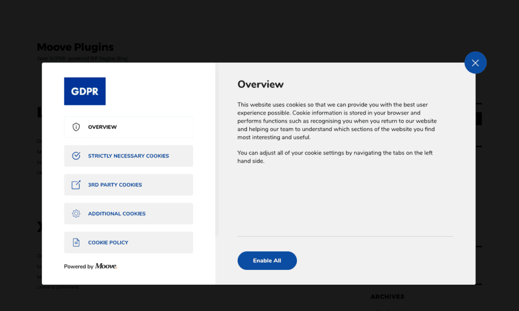 Gdpr Cookie Compliance Plugin By Moove Moove Agency