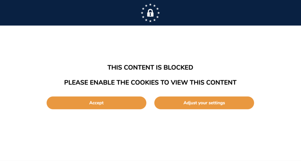 GDPR Cookie Compliance - iFrame Blocker