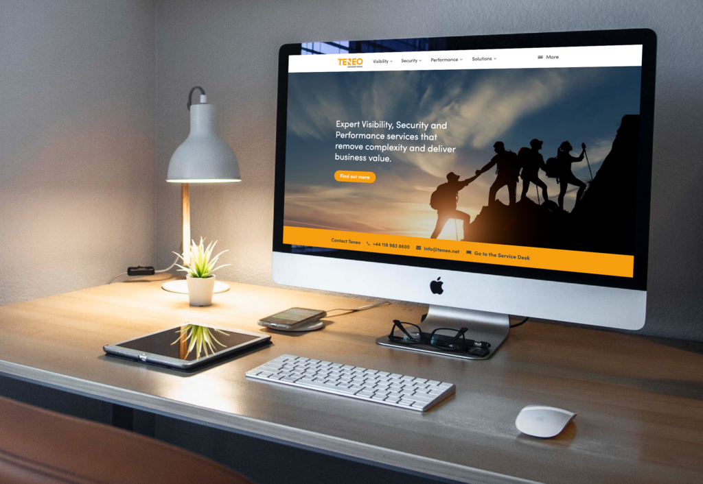 Teneo WordPress Site Desktop