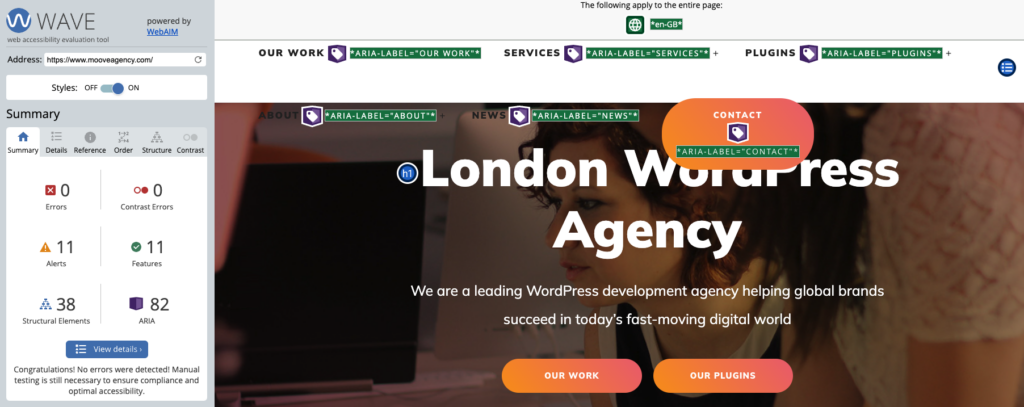 WCAG Accessibility in WordPress