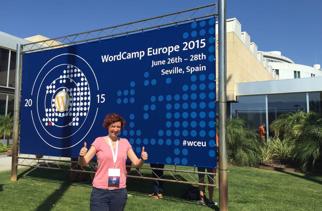 Ilona said 'from a speaker's perspective, WordCamp events are always brilliantly organised and things work perfectly. I really enjoyed the experience, it sparked lots of great conversations and I made new connections in the community'.