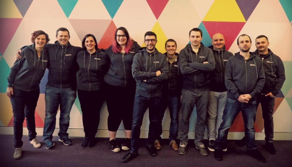 After two days in the classroom learning and studying, we're now all Agile Project Manager certified! Here's a photo of us post-exam and, it's not a team retreat unless we're in matching hoodies!